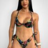 Conjunto Top Meia Taça + Calcinha Laço Fio Duplo